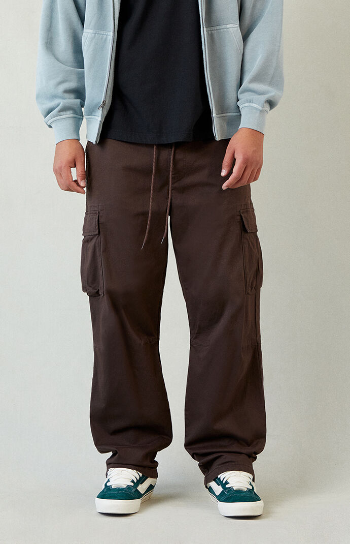 Image: Brody Brown Cotton Cargo Pants