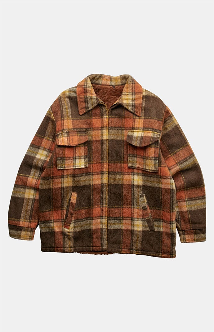 PS VINTAGE Brown '80s Shacket Jacket