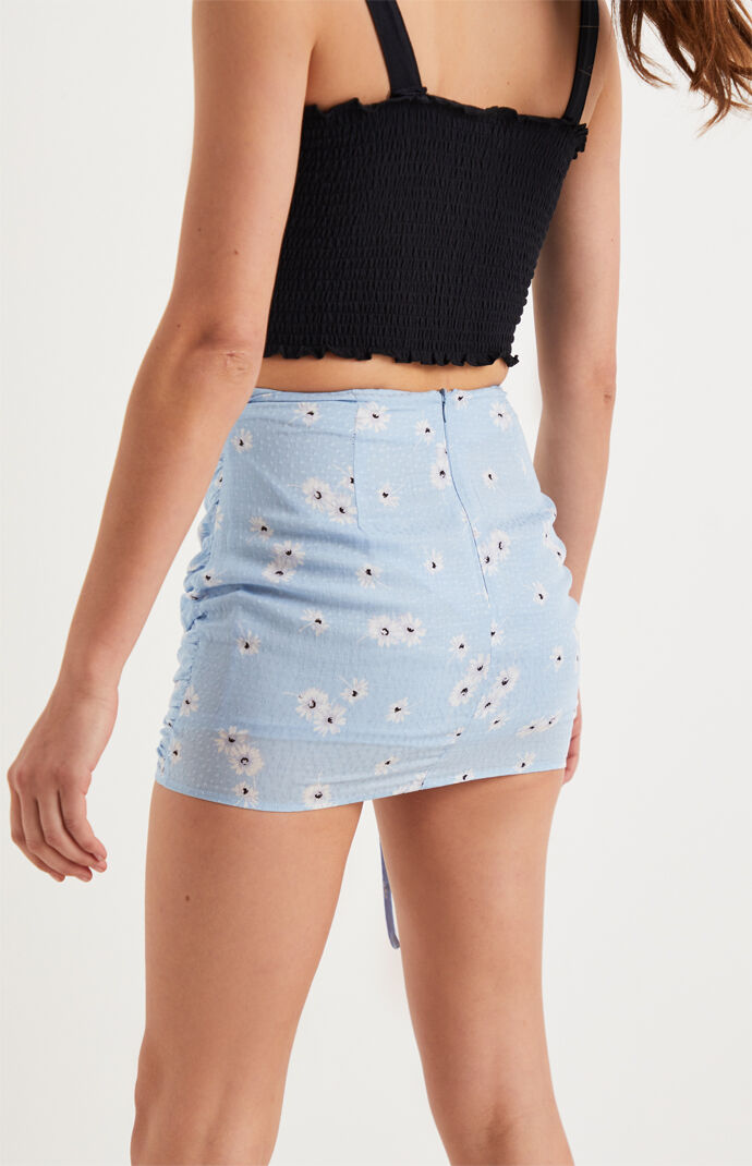 Double Cinched Mini Skirt