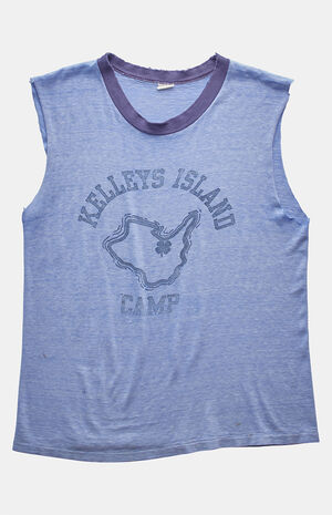 '80s Kelleys Island Camp Graphic Tank Top image number 1