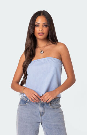 Toby Striped Tube Top image number 4