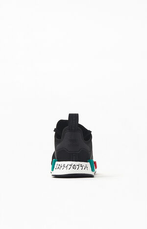 Black & Green NMD R1 Shoes image number 3