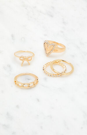 5 Pack Dainty Rings image number 2