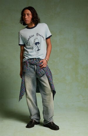 by Pacsun Paradise Dreams Ringer T-Shirt image number 1