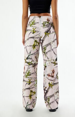 Pink Camo Baggy Sweatpants image number 4
