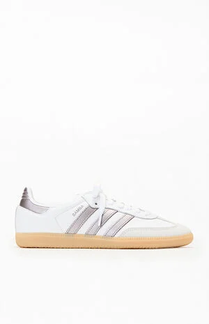Women's White Samba OG Sneakers image number 1