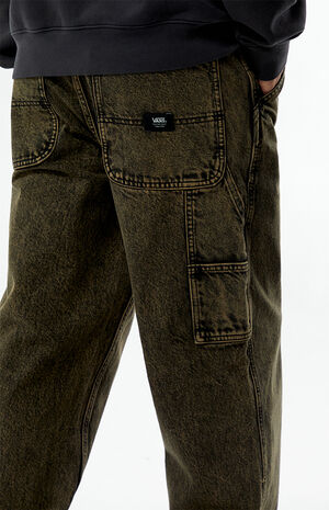 Tan Drill Chore Carpenter Jeans image number 2