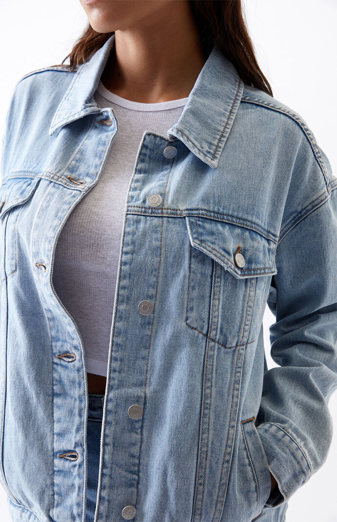 Pacsun oversized jean jacket Clearance