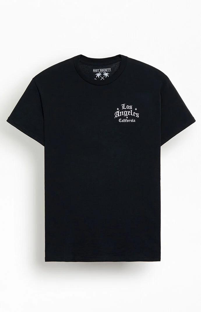 Riot Society LA Embroidered T-Shirt
