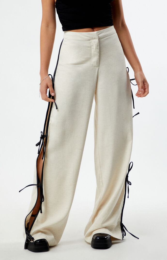 WEWOREWHAT Tie Slit Pants | Pacsun