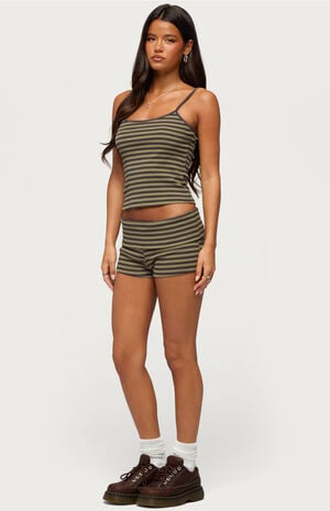 Jody Striped Ribbed Tank Top image number 4