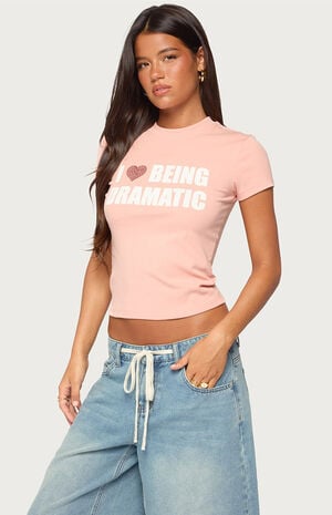 Drama Queen Rhinestone T-Shirt image number 2