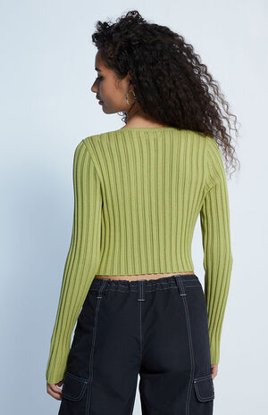 Ballet Tie-Front Cardigan image number 4