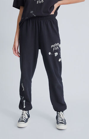Black Hellfire Club Sweatpants image number 1