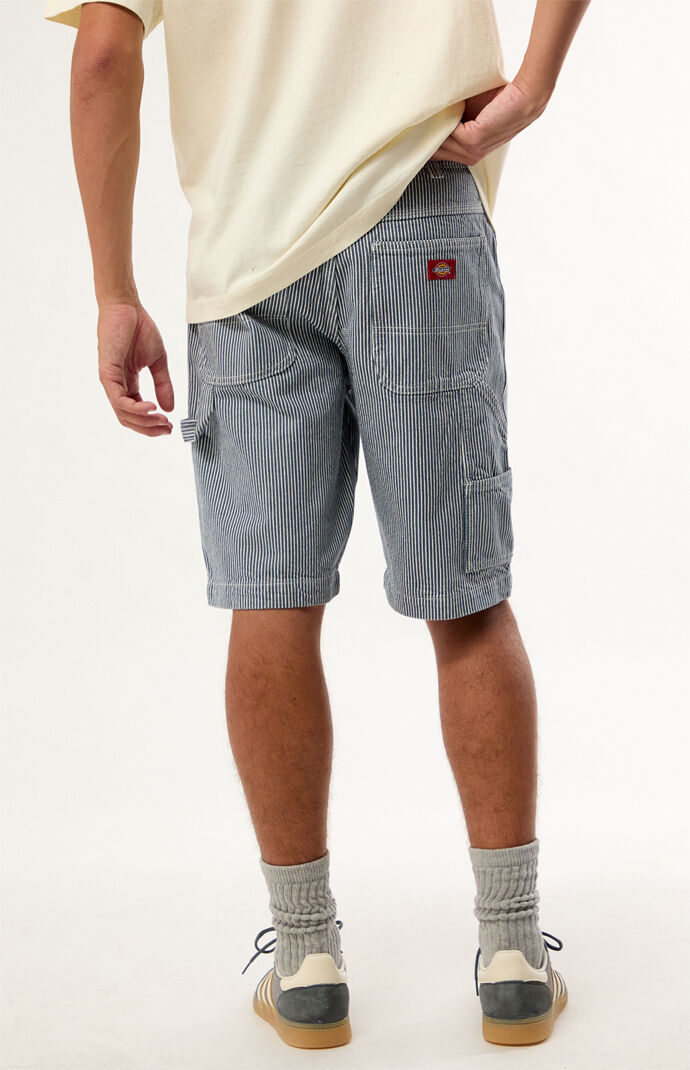 Dickies Hickory Striped Carpenter Baggy Jorts