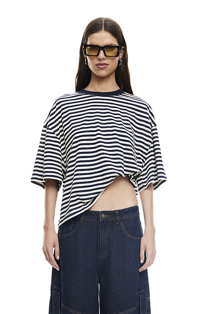 LIONESS Bloom Striped Short Sleeve T-Shirt