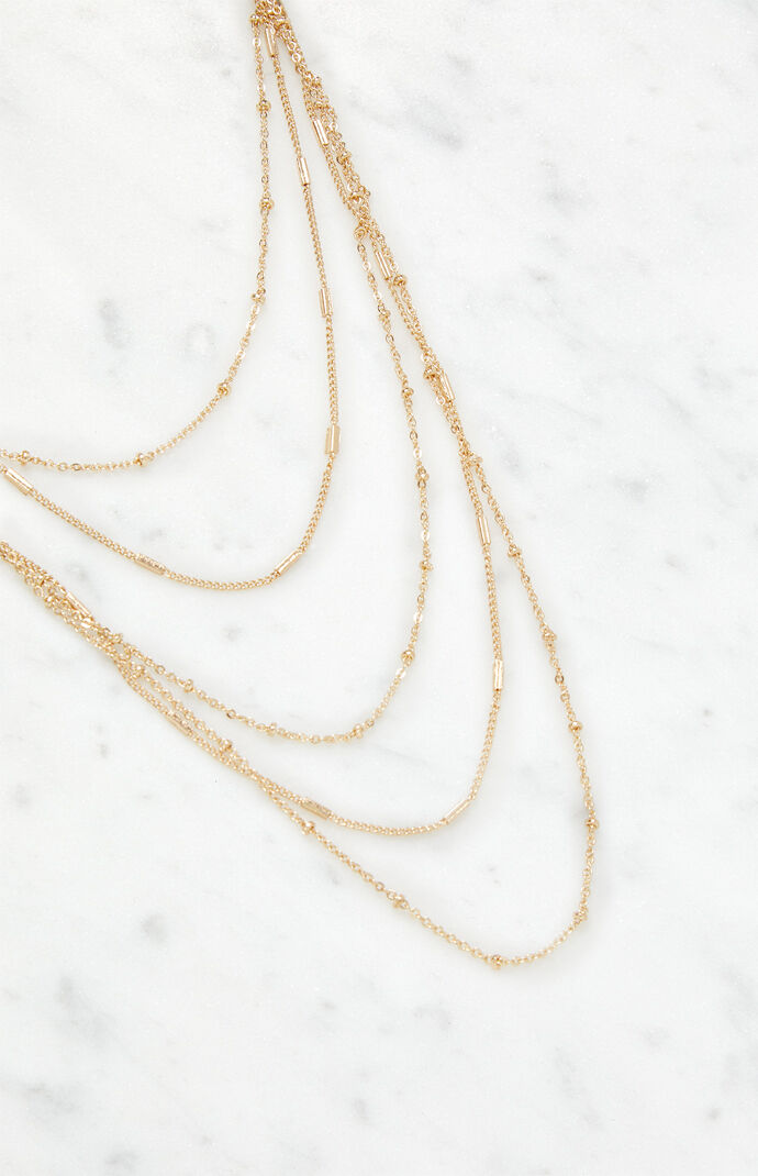 Multi Chain Layered Necklace