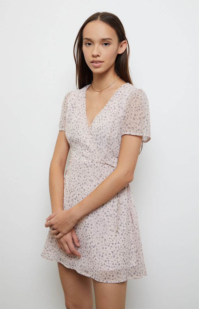 pacsun wrap dress