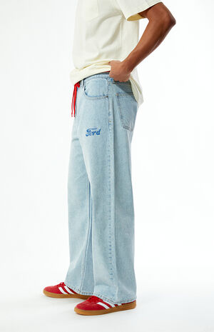 Shoelace Baggy Jeans image number 2