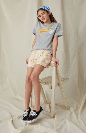 Tan Palm Island Elastic Waist Boardshorts image number 1