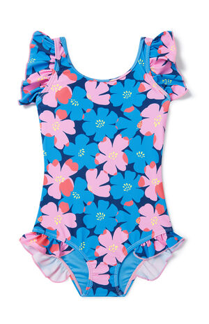 Kids Sully Floral One Piece Swimsuit image number 1