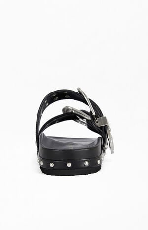 Women's Tegan Black Western Sandal Slides image number 3