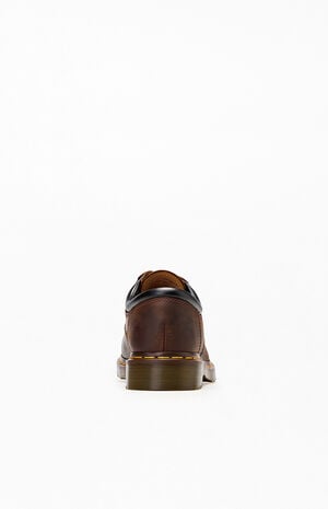 Dark Brown 8053 Crazy Horse Leather Shoes image number 3