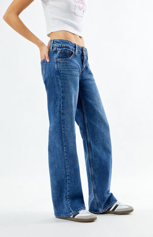 Dark Indigo Superlow Loose Jeans image number 3