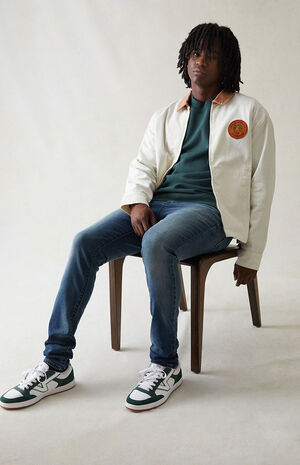 Eco High Stretch Indigo Stacked Skinny Jeans image number 5