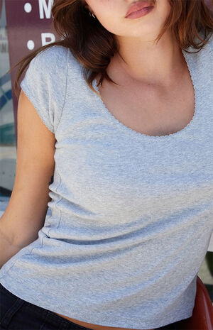 Silver Zelly Basic T-Shirt image number 3