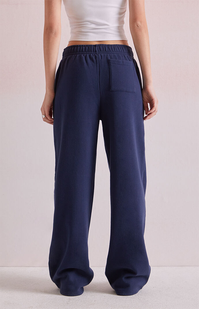 Beverly and Beck Denim Bow Applique Baggy Sweatpants | Pacsun