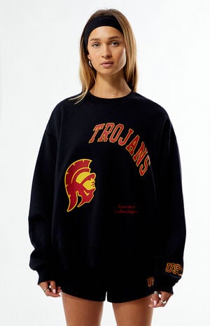WILD COLLECTIVE x Pacsun USC Trojans Crew Neck Oversized Sweatshirt | PacSun