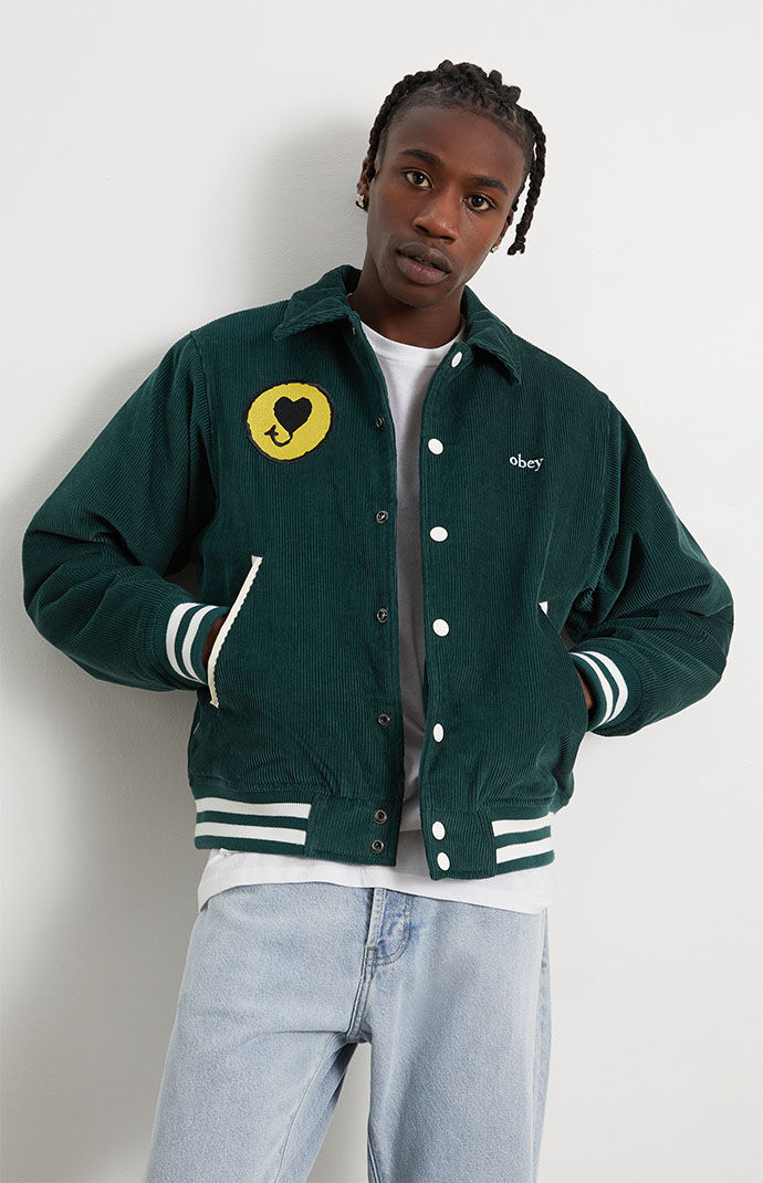 Obey varsity cheap jacket
