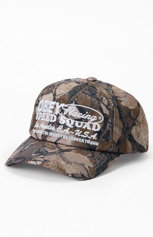 Speed Squad 5 Panel Camo Snapback Hat image number 4