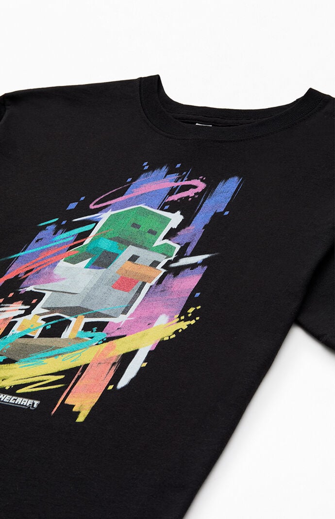 Kids Minecraft Art T-Shirt