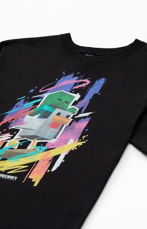 Kids Minecraft Art T-Shirt image number 2