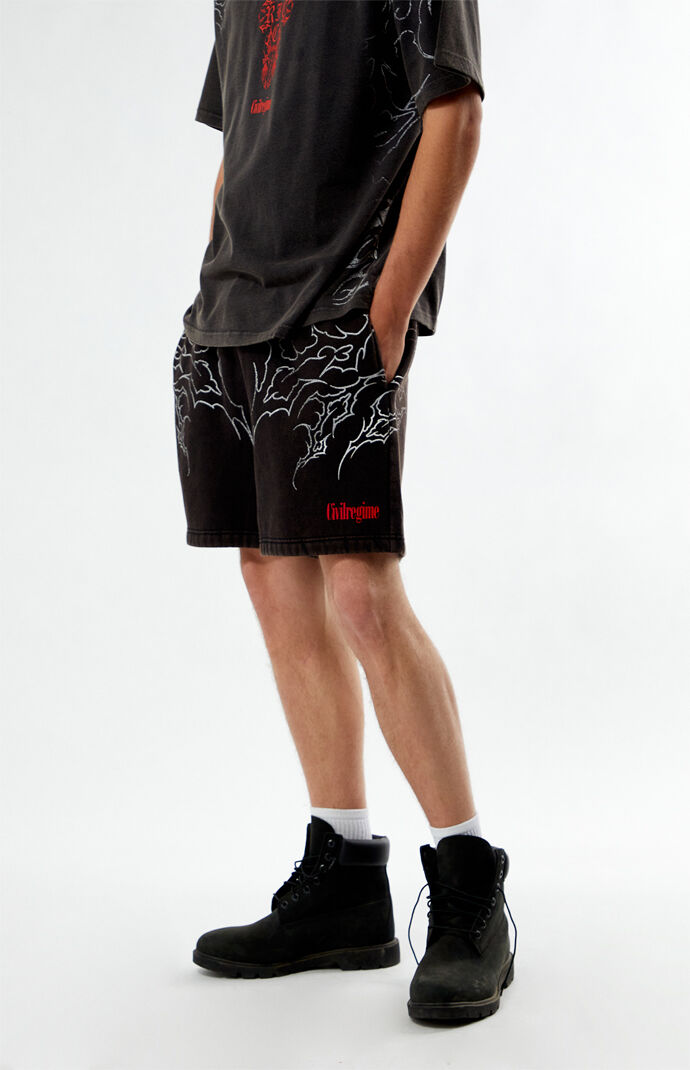 BLACKBLONDのBBD No Sympathy Sweatshorts Black Seeker Sweatshorts – Seek Discomfort