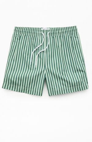 Matcha Striped 4.5" Swim Trunks image number 1