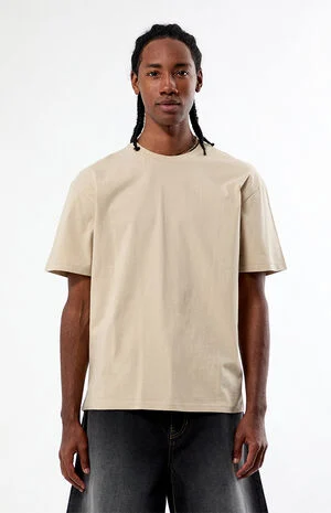 Tan&nbsp;Basic Reece T-Shirt image number 1