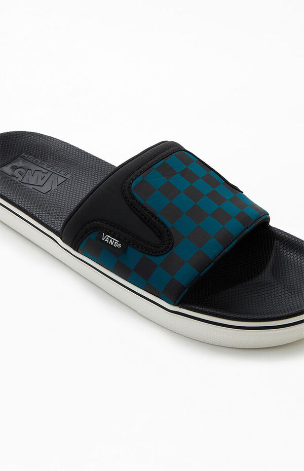 Vans Ultracush Slide How Much Are Vans Slides Vans Black Blue