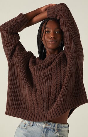 Magnolia Cable Knit Oversized Sweater image number 1