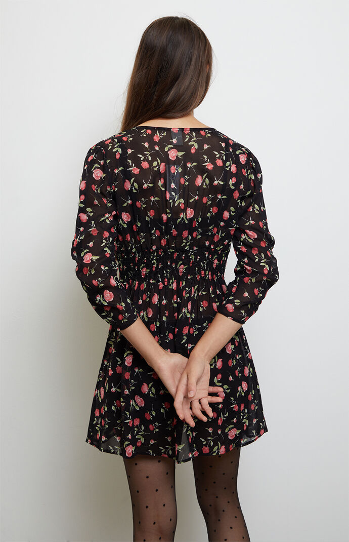 Cinched Sleeve Dress