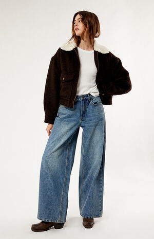 Baby Bubble Wool Trucker Jacket image number 1