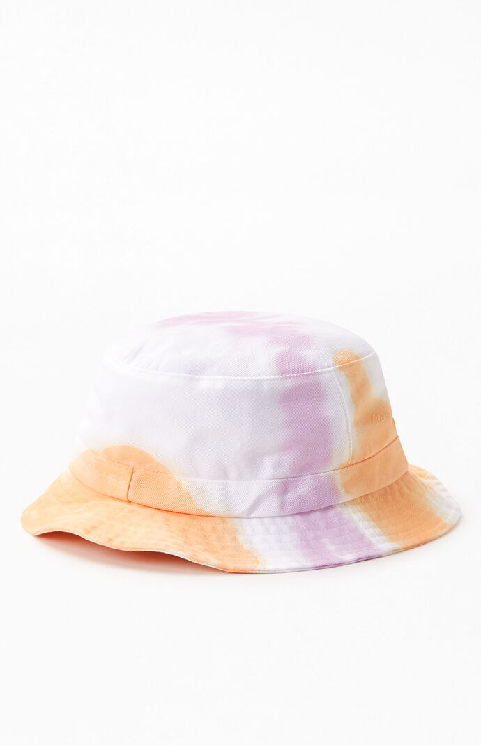 Orange Colorwash Bucket Hat