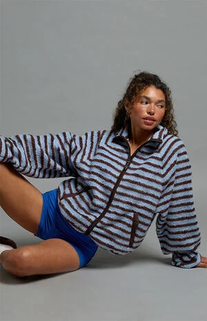 Active Ski Fleece Printed Ripper Jacket image number 1