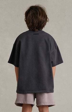 Kids Faded Black Campus '90s Short Sleeve T-Shirt image number 4