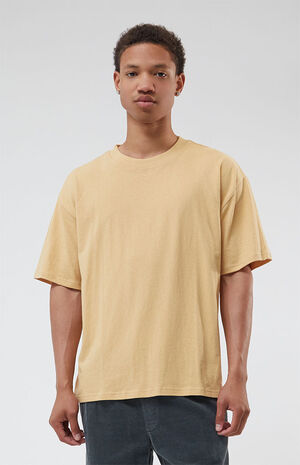 PS Basics Taupe Loch Solid Boxy T-Shirt | PacSun