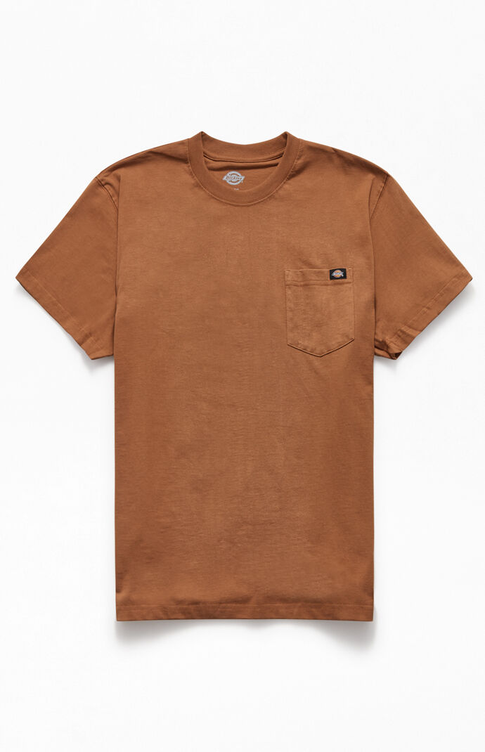 Brown Heavyweight Pocket T-Shirt