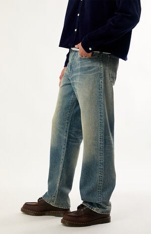 Logan Relaxed Straight Jeans Medium Wash image number 3