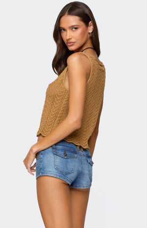 Sadiee Split Front Knit Top image number 4